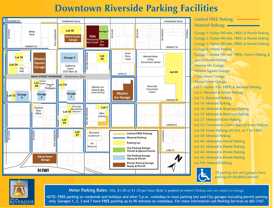 DOWNTOWN PARKING MAP